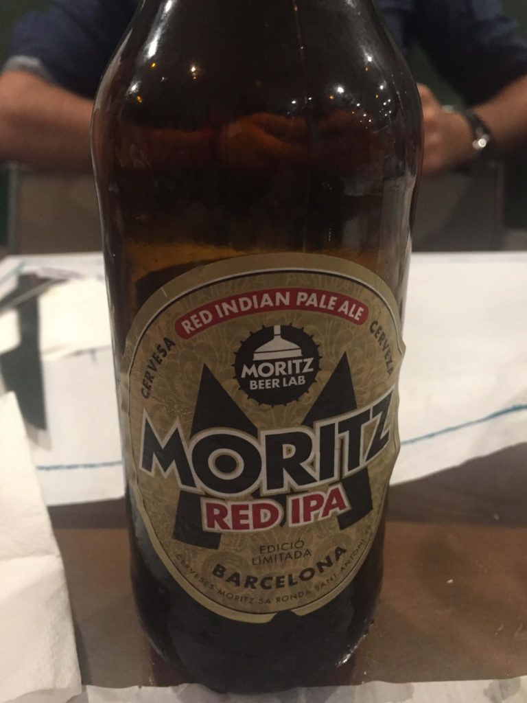 cerveza artesana moritz red ipa